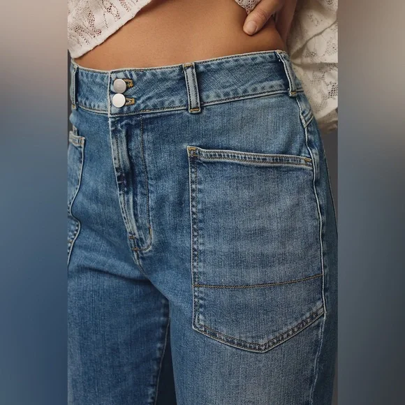 Anthropologie The Wanderer Mid-Rise Relaxed Jeans by Pilcro - Picture 5 of 8